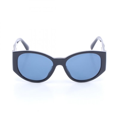 シャネル CHANEL ココマーク シェブロン サングラス 衣料品 プラスチック レディース ネイビー系 【中古】