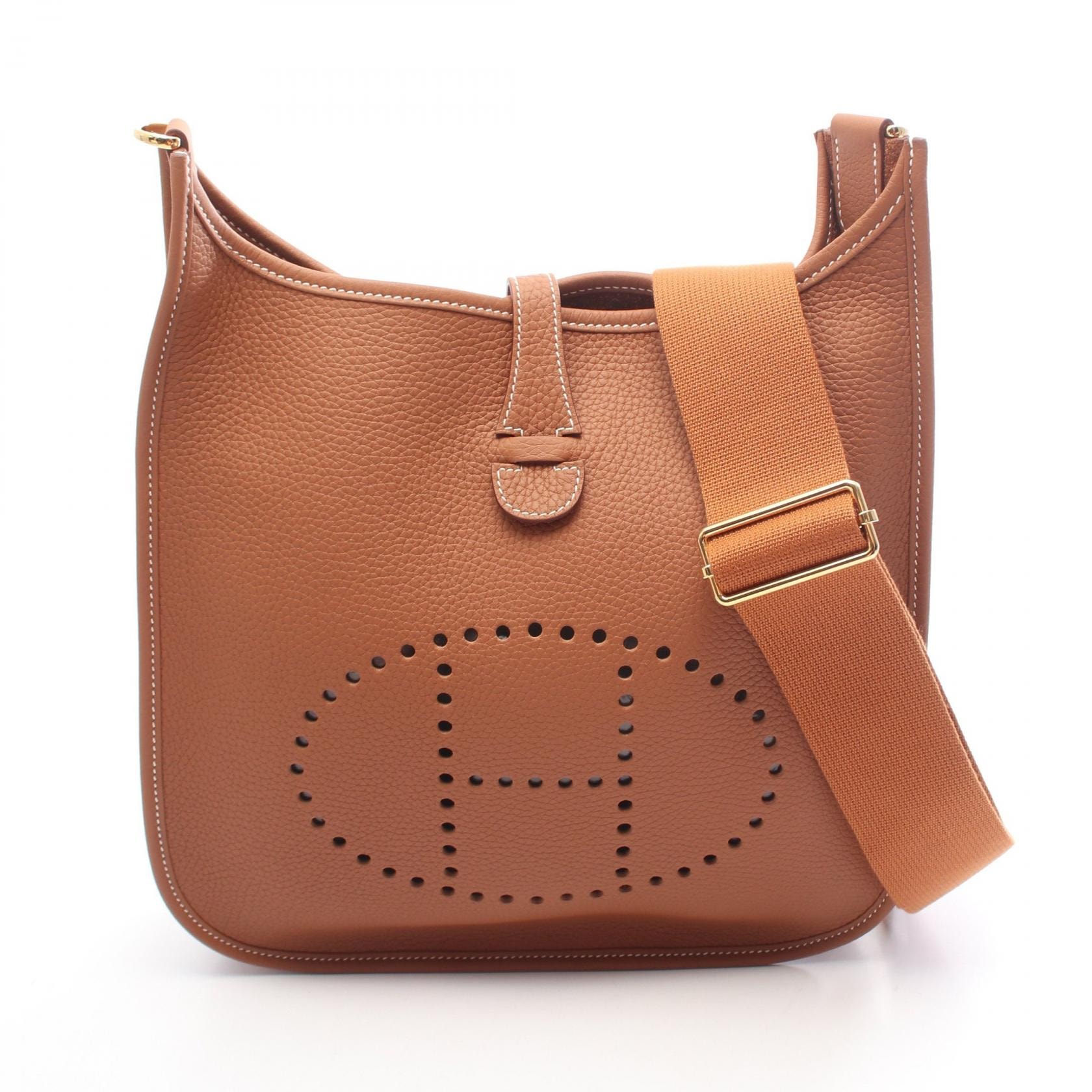 エルメス HERMES エヴリン 3 トロワ PM ゴールド ショルダーバッグ バッグ トリヨンクレマンス トリヨンクレマンス K刻印(2025年製造) レディース ブラウン系 【中古】