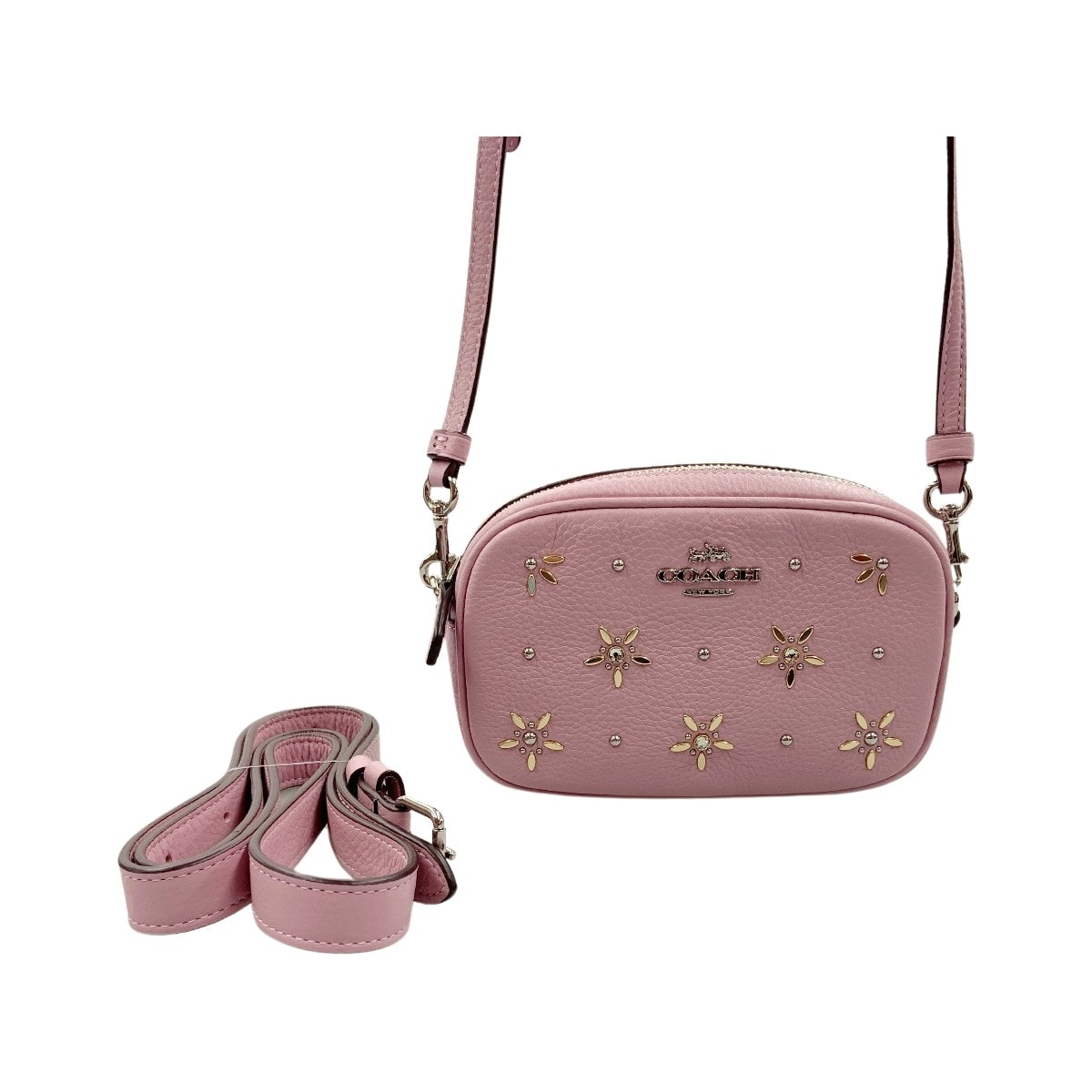 〇〇COACH コーチ ウエスト ポーチ 2way ショルダーバッグ F73614 ピンク