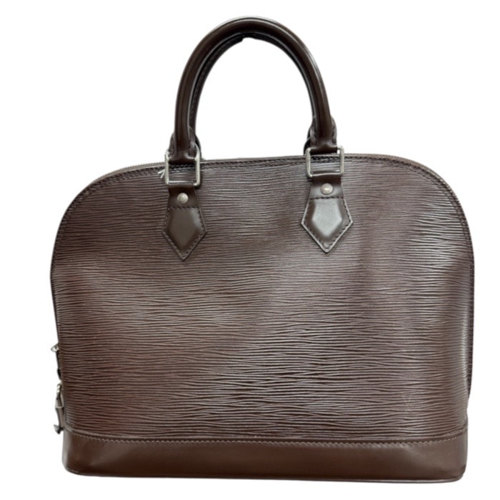 美品 LOUIS VUITTON ルイヴィトン エピ ブラウン シルバー金具 レザー ハンドバッグ S1-00187 【中古】