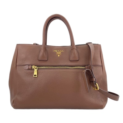 プラダ PRADA ヴィッテロダイノ 2WAY ハンドバッグ【中古】