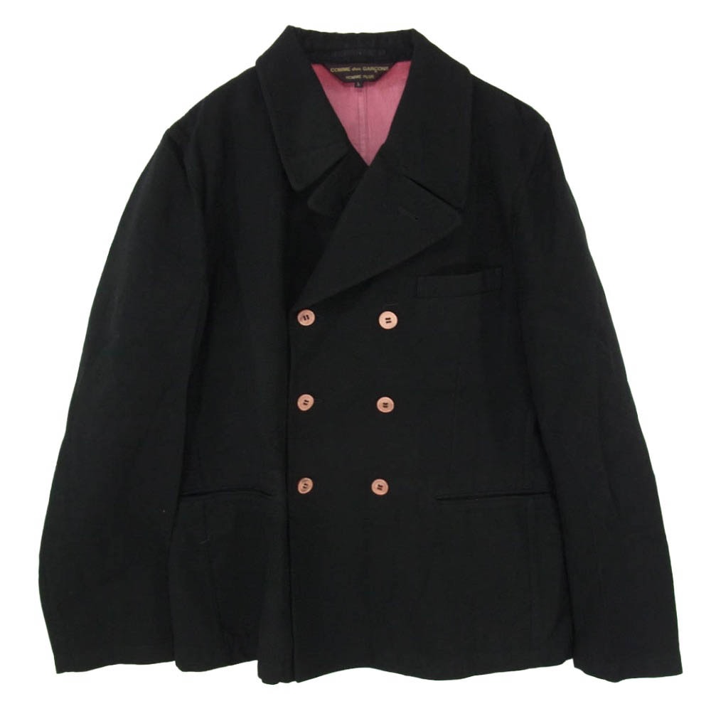 COMME des GARCONS HOMME PLUS コムデギャルソンオムプリュス 05SS PO-J014 PINK PANTHER ピンクパンサー期 アーカイブ ダブル ジャケット ブラック系 L【中古】