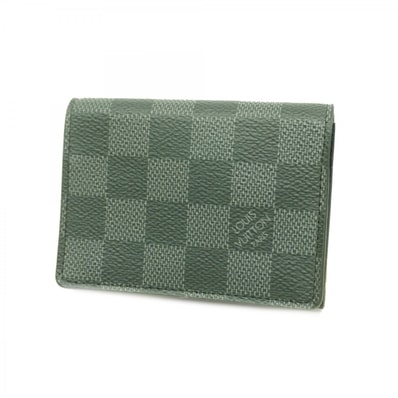 ★最終価格【6ce6356】ルイヴィトン 名刺入れ ダミエ・グラフィット アンヴェロップ カルトドゥ ヴィジット N63338 グレー ブラック【中古】メンズ