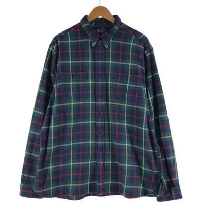 古着 ラルフローレン Ralph Lauren POLO by Ralph Lauren 長袖 フランネルチェックシャツ メンズXL相当/eaa541029