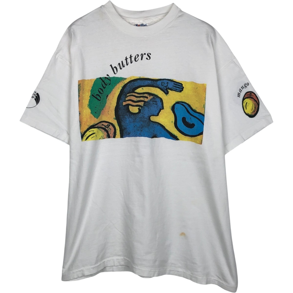 古着 80年代 ヘインズ Hanes THE BODY SHOP ザボディショップ アドバタイジングTシャツ USA製 メンズXL相当 ヴィンテージ/eaa648464