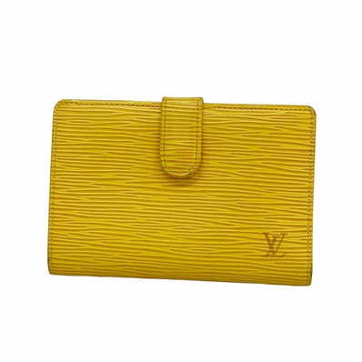 【6dc3137-k】ルイヴィトン 財布 エピ ポルトモネビエヴィエノワ M63249 ジョーヌ【中古】レディース