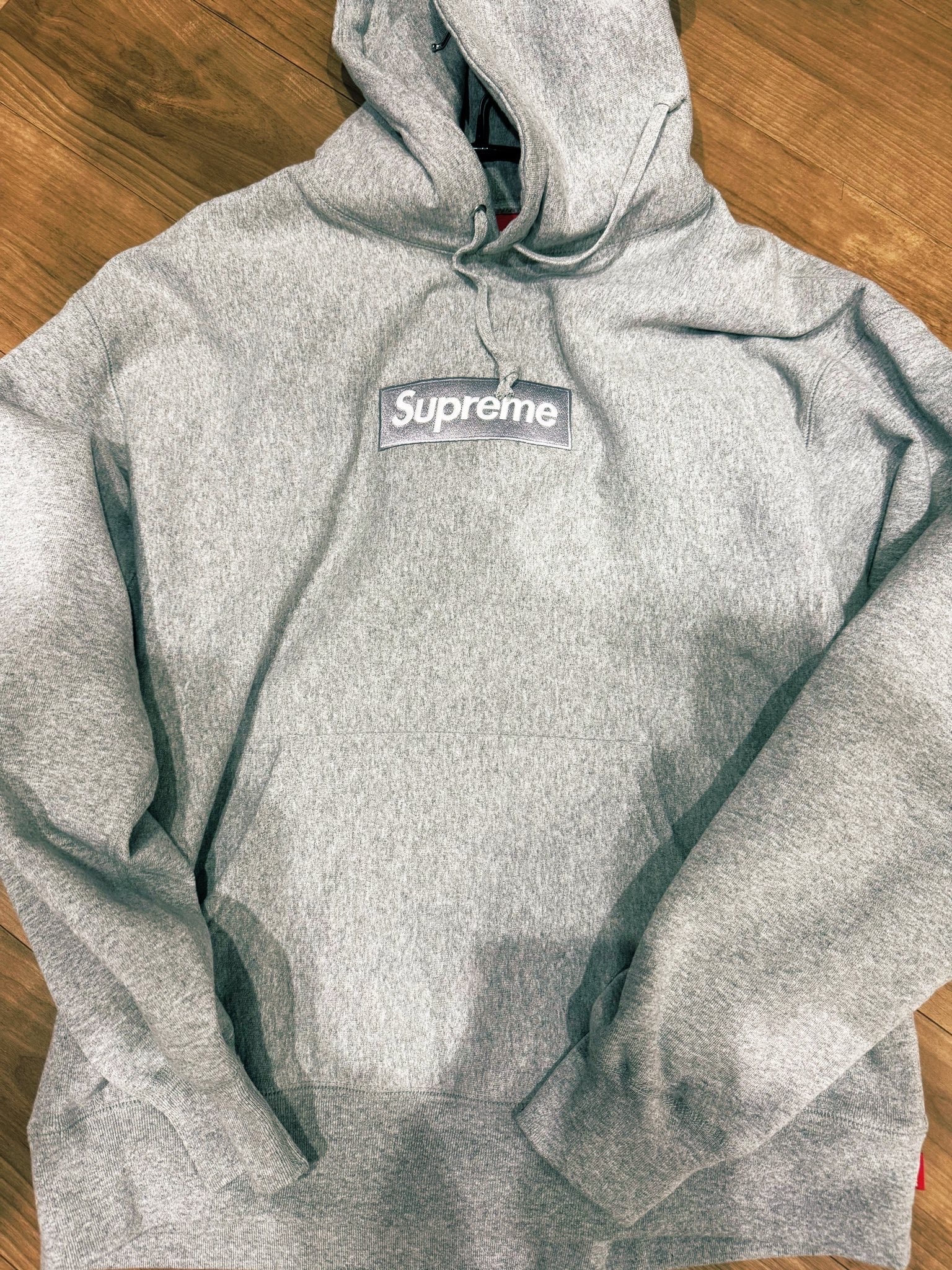 Supreme Box Logo Hooded Sweatshirt "Heather Grey" (24FW)