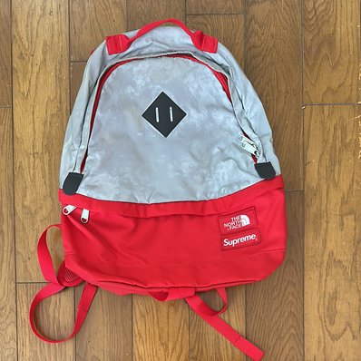 Supreme x The North Face Reflective 3M Medium Day Pack "Red"