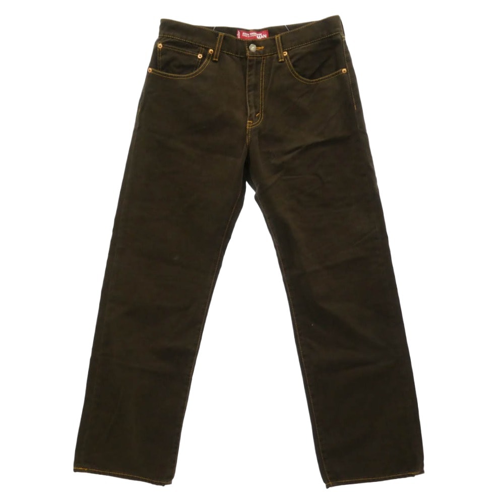 JUNYA WATANABE COMME des GARCONS MAN ジュンヤワタナベコムデギャルソンマン デニムパンツ 03AW WK-P002 x Levi's リーバイス AD2003 ジーンズ デニムパンツ ブラウン系 S【中古】