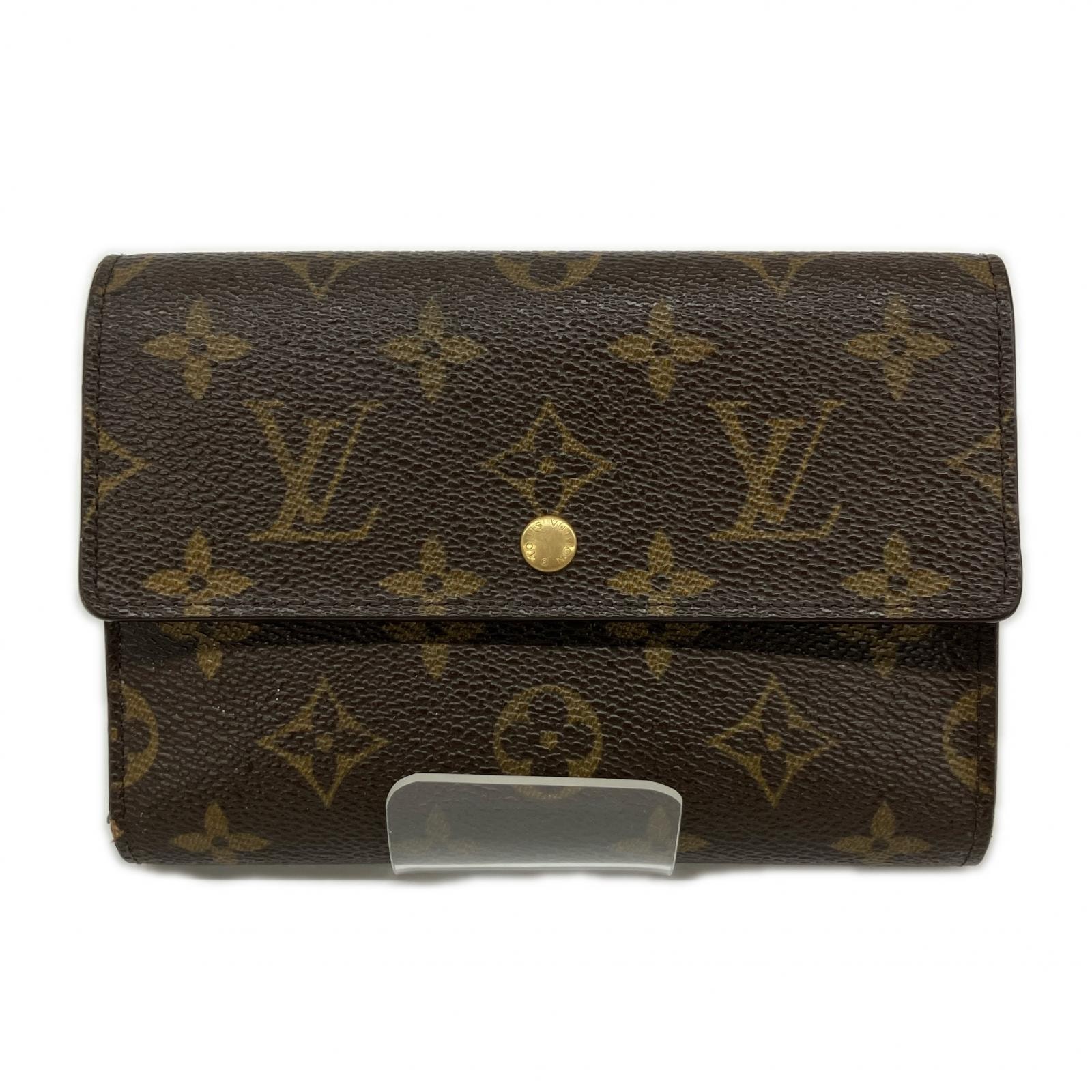 LOUIS VUITTON ルイヴィトン 財布 ポルトトレゾールエテュイパピエ モノグラム M61202