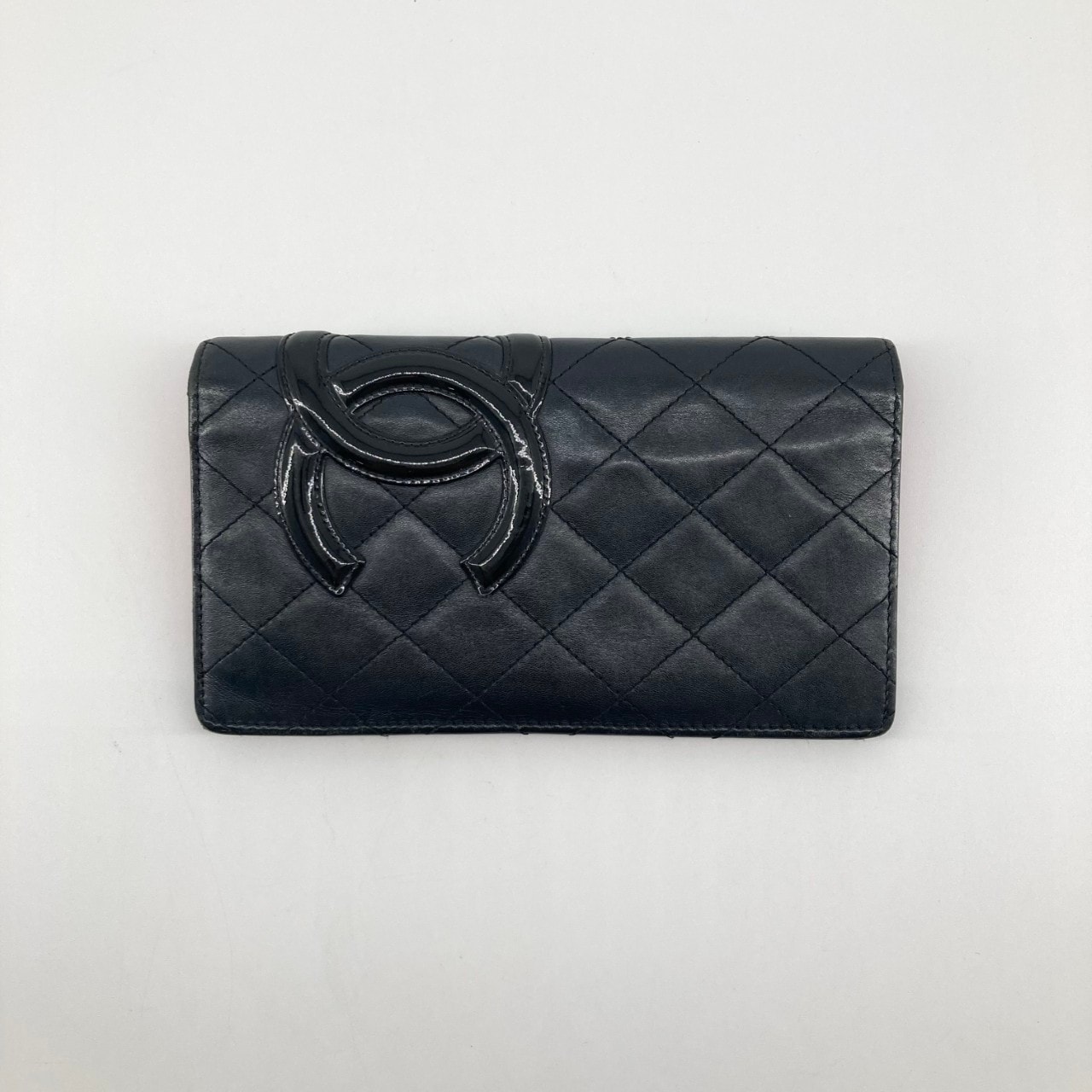CHANEL(シャネル) カンボンライン A26717 長財布 ブラック