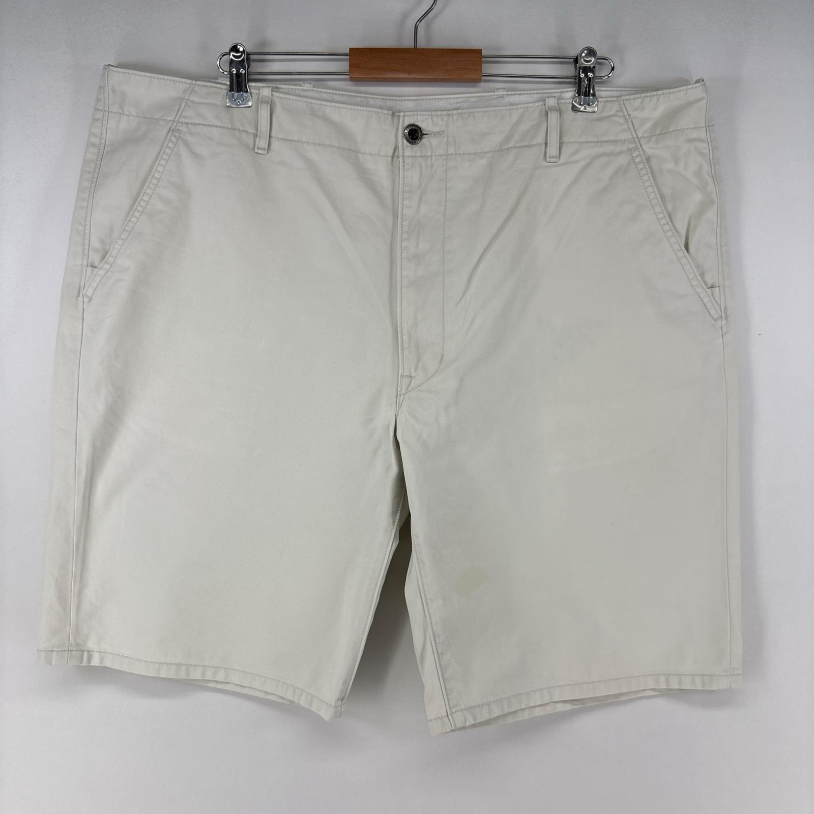 古着 リーバイス Levi's ショートパンツ チノパン ジップ 大きいサイズ ハーフパンツ w42 アイボリー メンズ