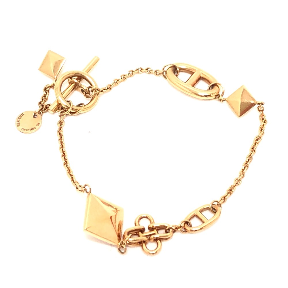 エルメス HERMES シェーヌダンクル メドール ロンド マルチ 750PG K18PG ブレスレット アクセサリー ファッション小物 ブレスレット K18PG ローズゴールド ゴールド