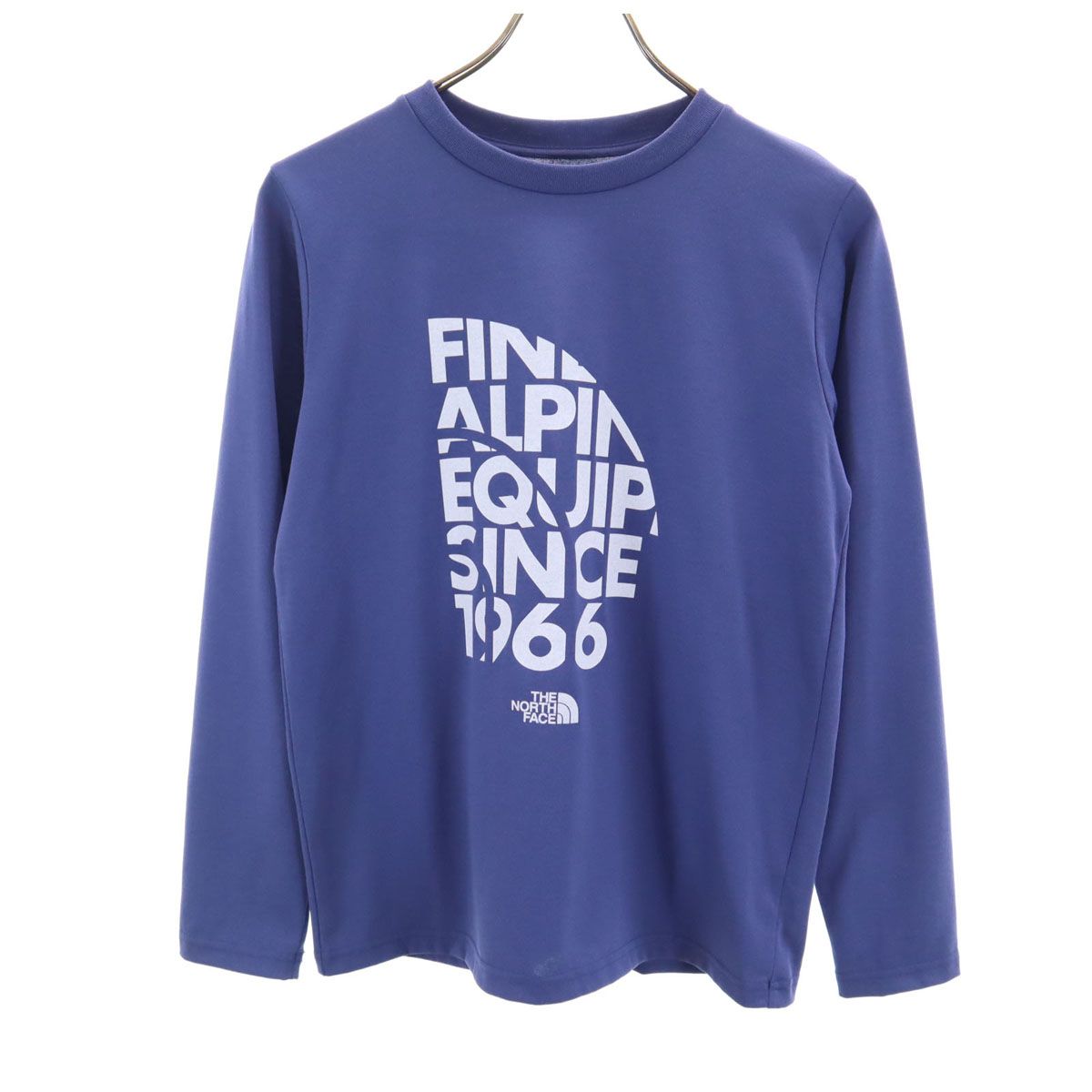 THE NORTH FACE ノースフェイス 長袖 ファインアルパインエクイップメント Tシャツ M パープル系 アウトドア NTW82389 ロンT