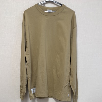 Wtaps ACADEMY / LS / COTTON. CHAMPION "Beige" (780)