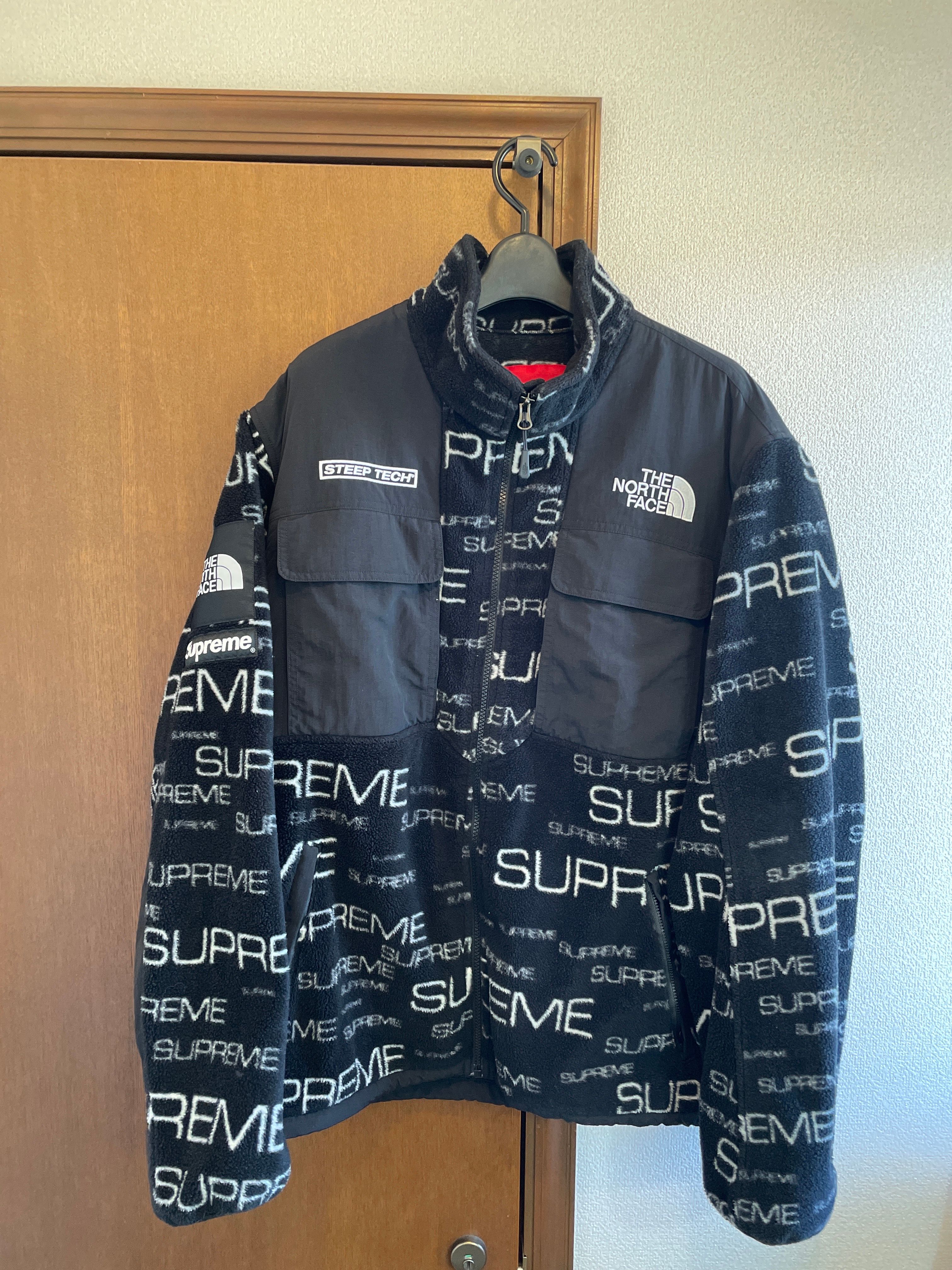Supreme x The North Face Steep Tech Fleece Jacket "Black"