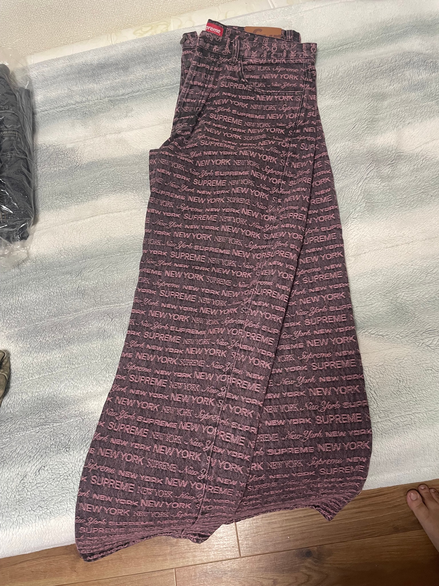 Supreme Multi Type Jacquard Regular Jean "Purple"
