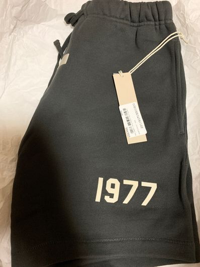 FEAR OF GOD ESSENTIALS 1977 SHORTS "Iron"