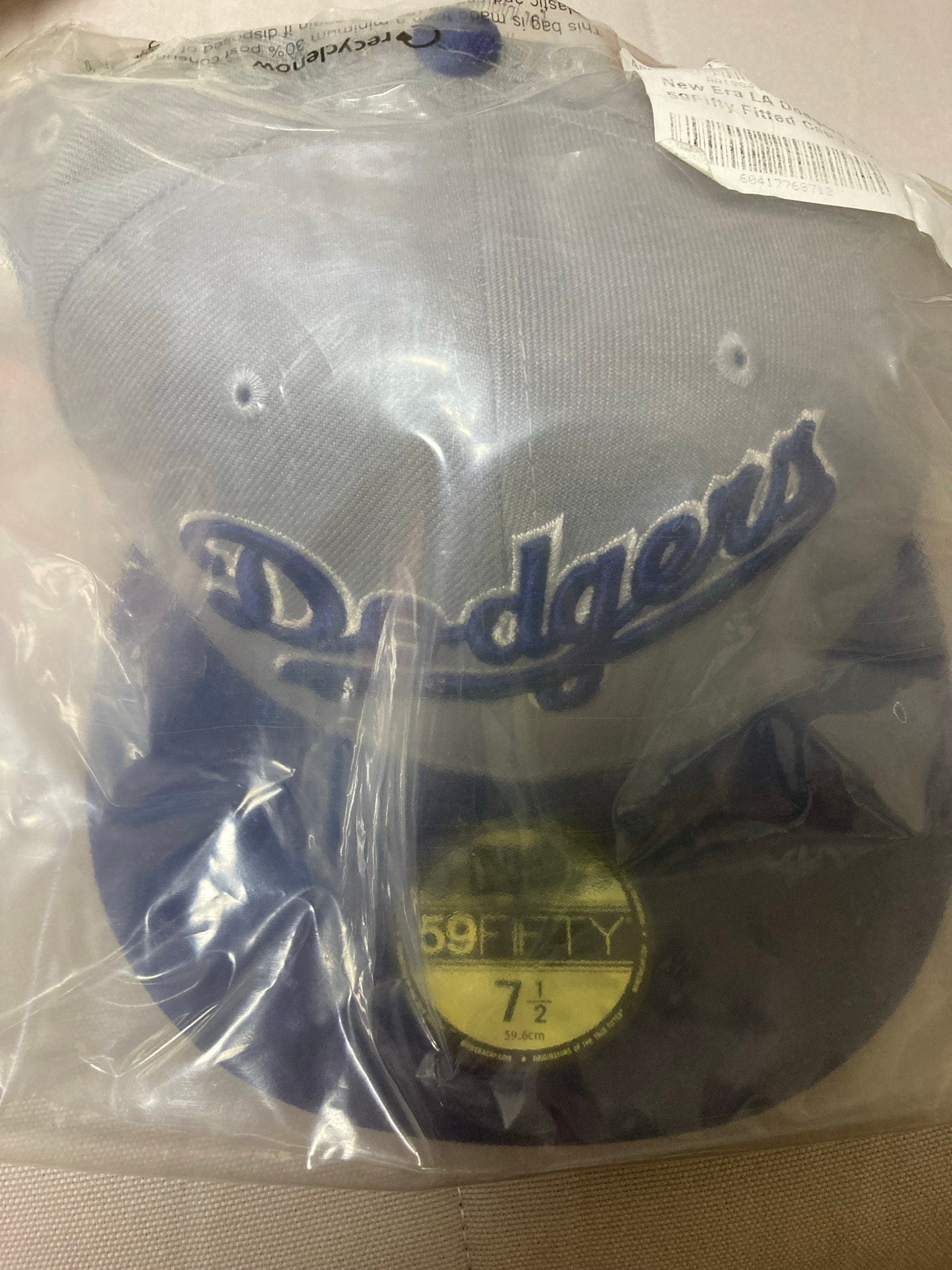 新品未開封 ニューエラ ドジャース 59fifty レトロスクリプト