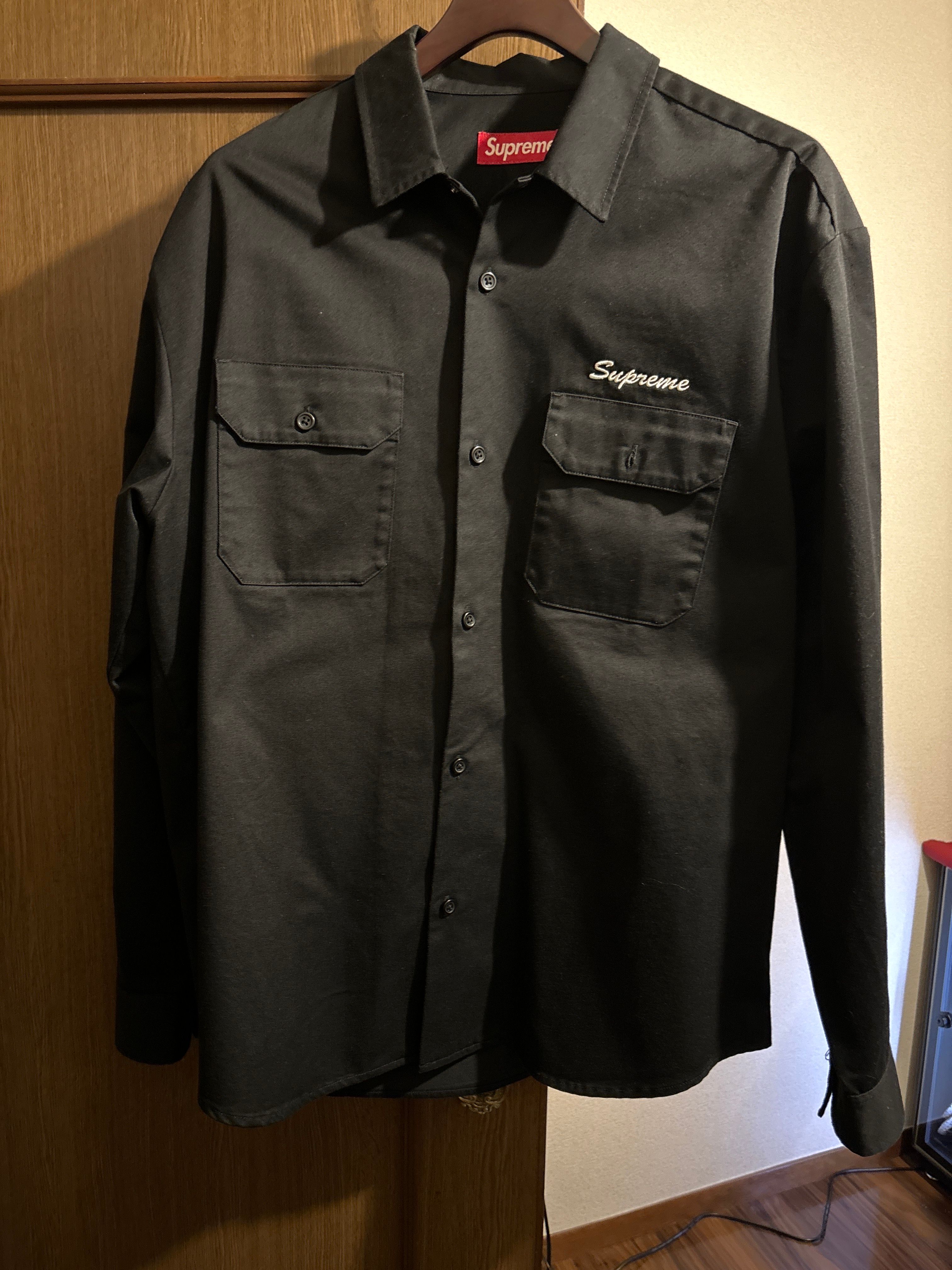 Supreme Our Lady Work Shirt "Black"