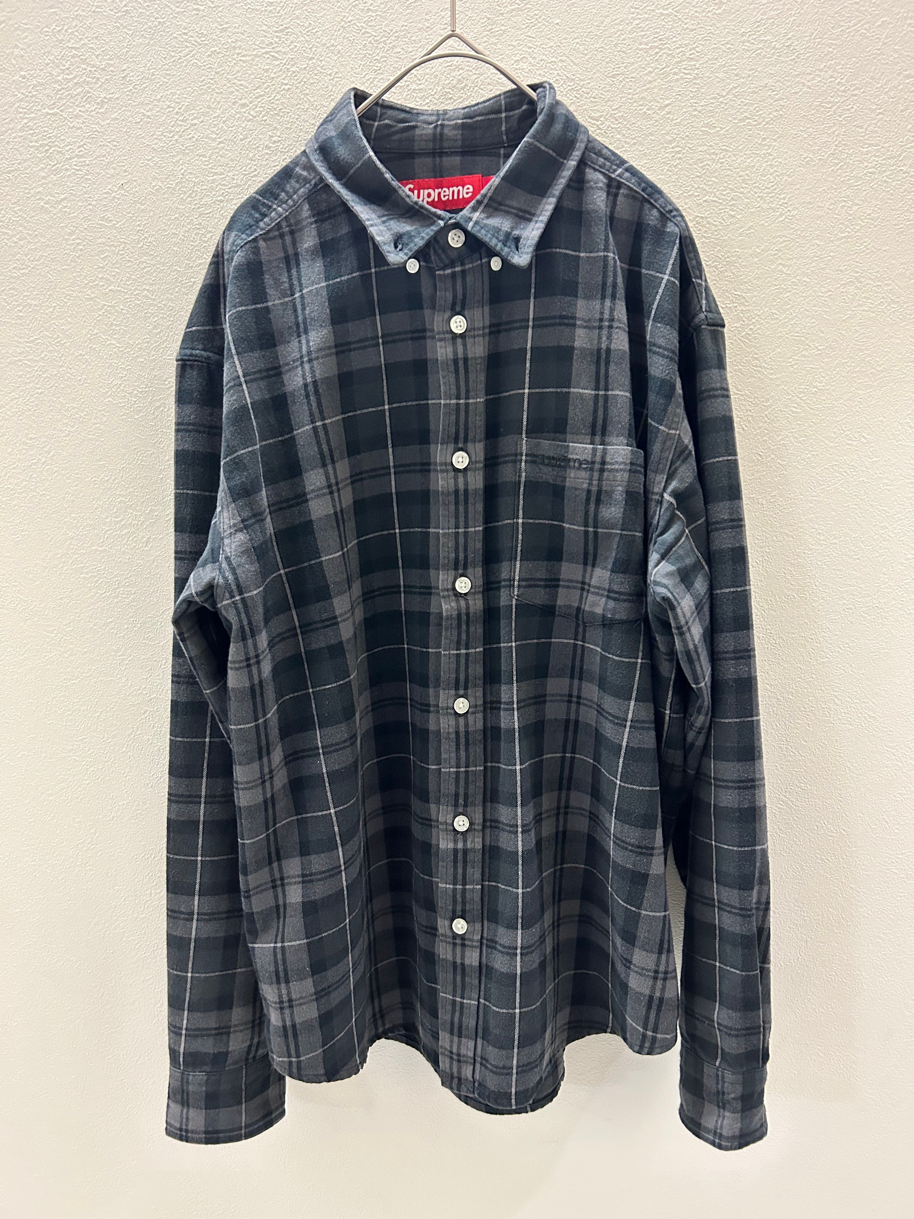 Supreme Plaid Flannel Shirt "Black" (24FW)