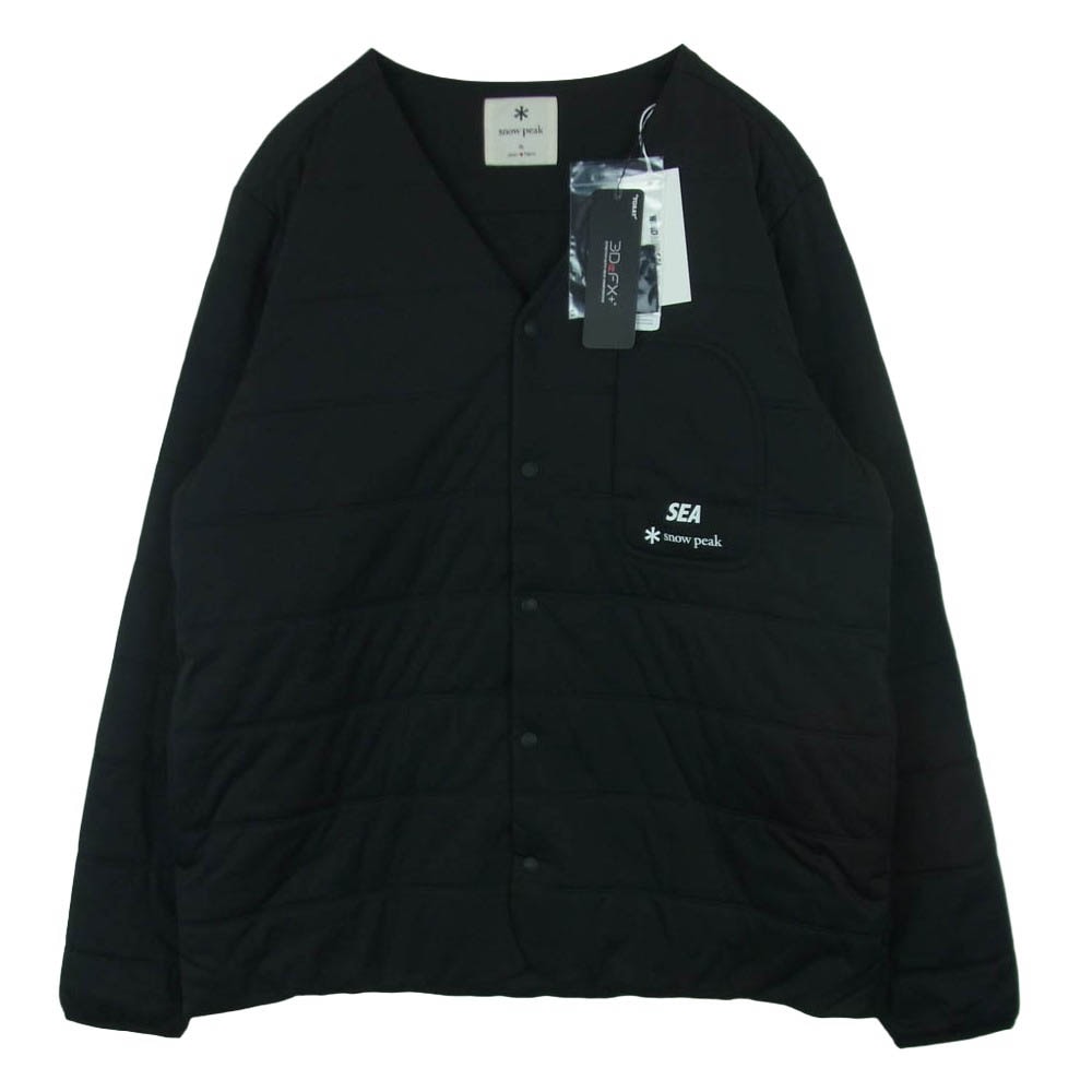 WIND AND SEA ウィンダンシー snowpeak スノーピーク 25AW WAS-JK-25AU701 WDS Flexible Insulated Cardigan 中綿 カーディガン ジャケット XL 【未使用】【中古】