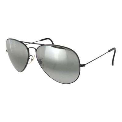 Ray-Ban レイバン ボシュロム アビエーター シルバー ブラック メタル サングラス 男女兼用 ティアドロップ 603992 【中古】