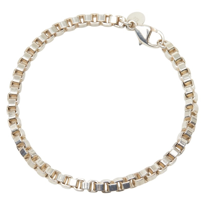ティファニー ベネチアン ブレスレット SV925 シルバー レディース TIFFANY&Co. 【中古】