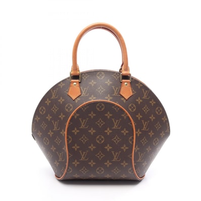 ルイ・ヴィトン LOUIS VUITTON エリプスMM モノグラム ハンドバッグ バッグ PVCコーティングキャンバス レザー レディース ブラウン系 M51126 【中古】