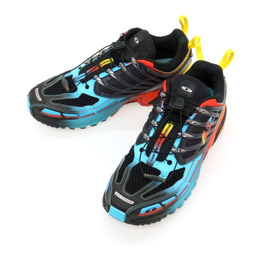 【中古】サロモン SALOMON × L'Art de L'Automobile 2026年春夏 スニーカー ブラックxマルチカラー【サイズ27cm】【メンズ】
