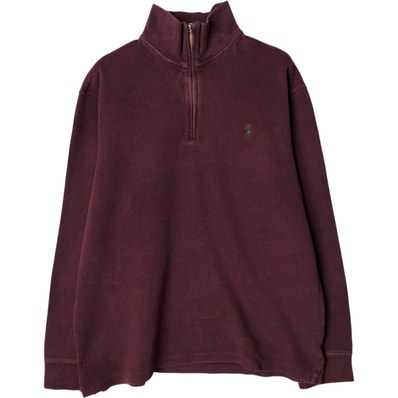 古着 ラルフローレン Ralph Lauren POLO by Ralph Lauren ハーフジップスウェットシャツ トレーナー メンズL相当/eaa587936