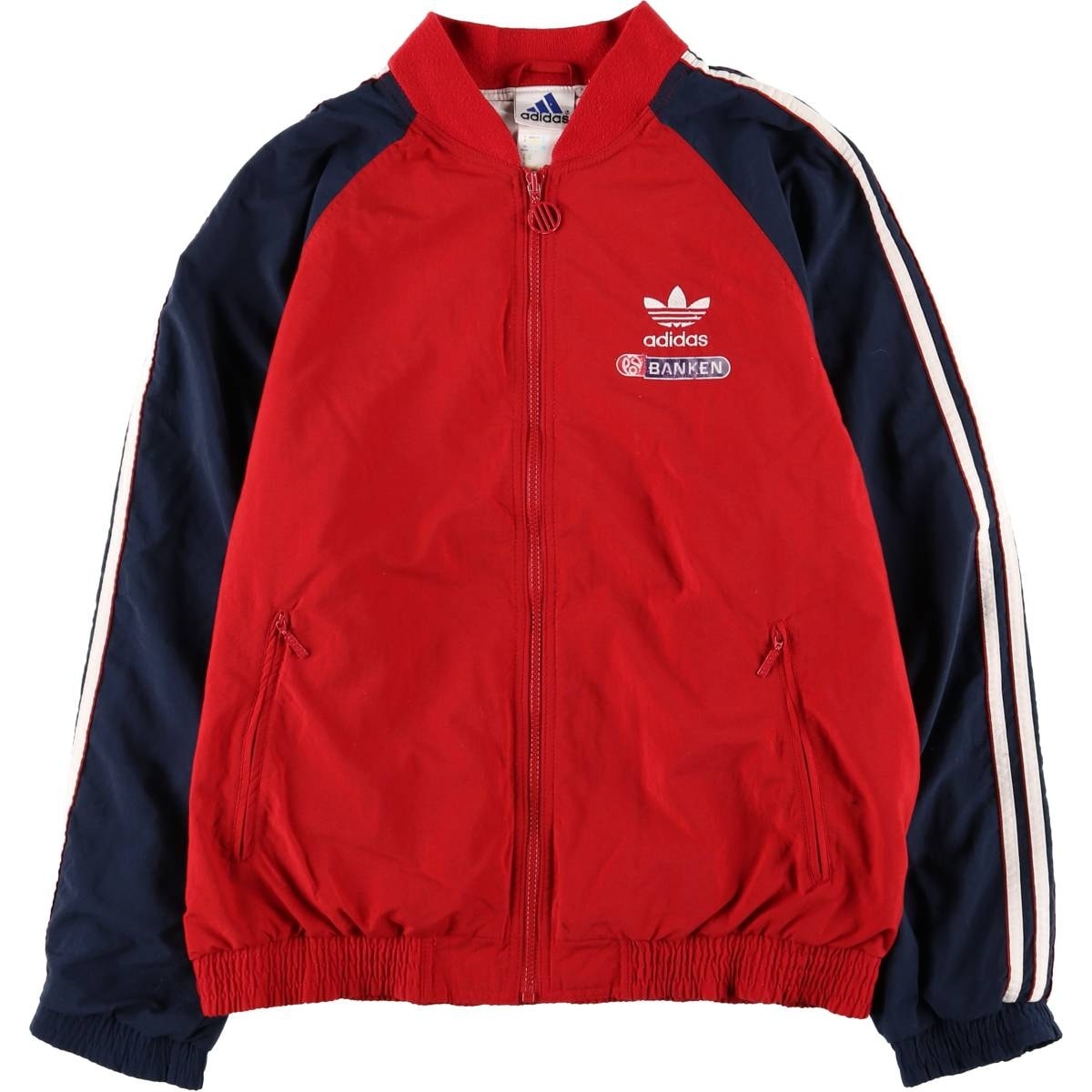 古着 90年代 アディダス adidas バックロゴ ウインドブレーカー メンズM相当/eaa579547