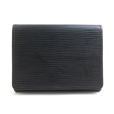 ルイ ヴィトン LOUIS VUITTON カードケース エピ アンヴェロップ カルトドゥヴィジット エピレザー ノワール メンズ M62292【中古】 h32369b