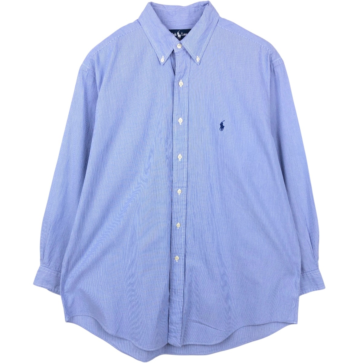 古着 ラルフローレン Ralph Lauren YARMOUTH 長袖 ボタンダウンストライプシャツ メンズL相当/eaa666341