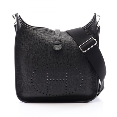 エルメス HERMES エヴリン 3 トロワ PM ショルダーバッグ バッグ レザー トリヨンクレマンス トリヨンクレマンス ブラック(エルメス) Z刻印(2021年製造) レディース ブラック系 【中古】