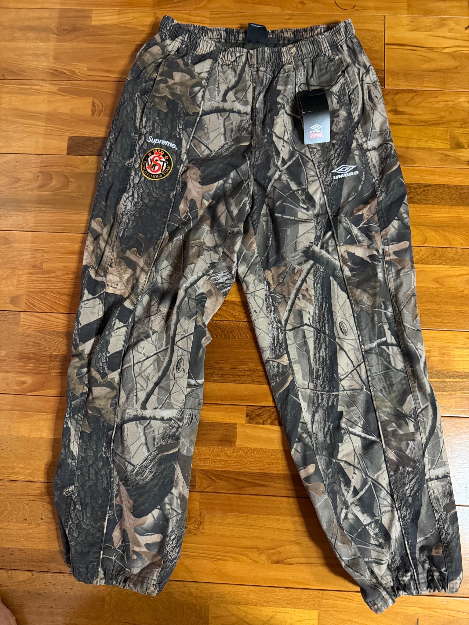 Supreme x Umbro Cotton Ripstop Track Pant (26SS) "Realtree Hardwoods Camo"