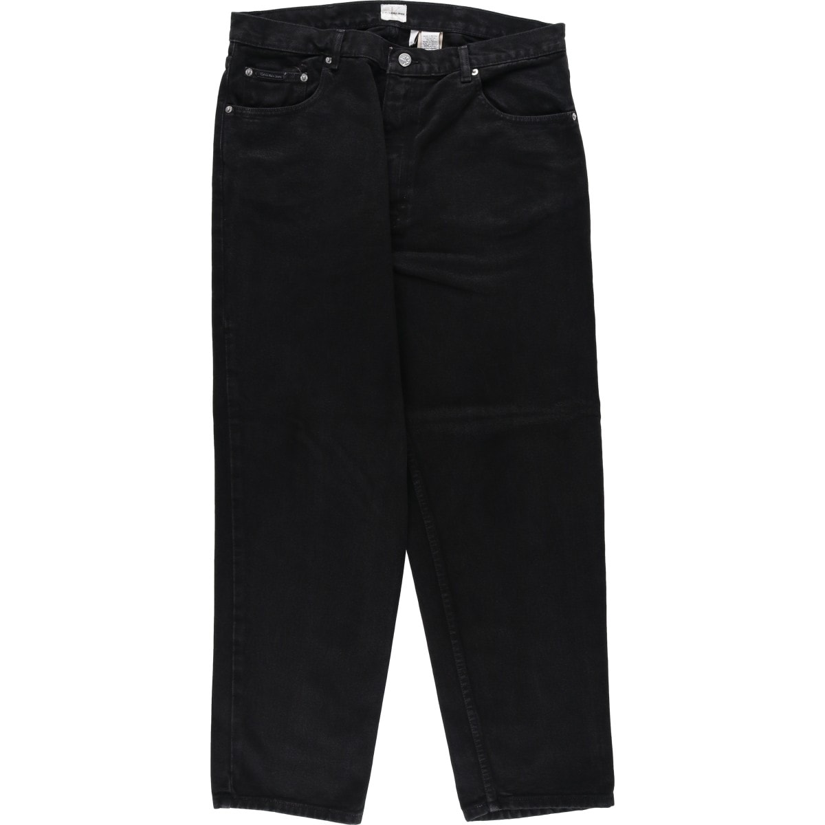 古着 90~00年代 カルバンクライン Calvin klein JEANS ブラックデニム テーパードデニムパンツ メンズw36相当 ヴィンテージ/eaa637859