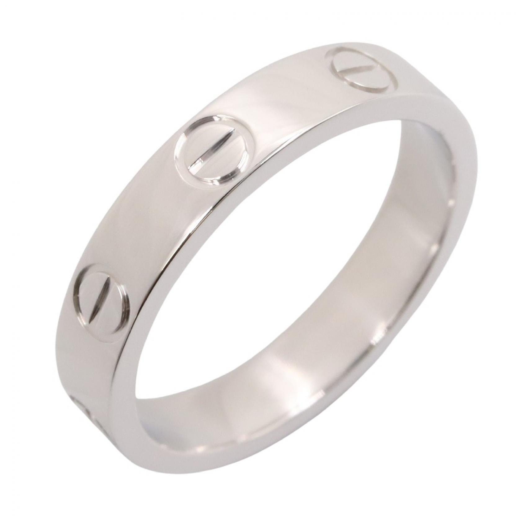カルティエ CARTIER ミニラブリング リング・指輪 ジュエリー K18WG(ホワイトゴールド) レディース シルバー系 B4085100 【中古】
