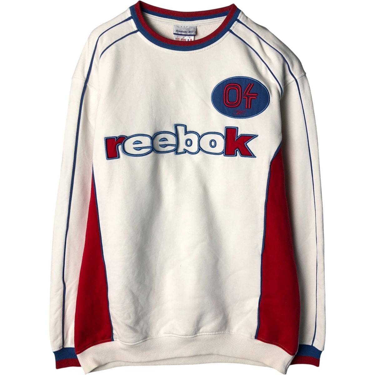 古着 90~00年代 リーボック Reebok ロゴスウェットシャツ トレーナー メンズS相当/eaa595759