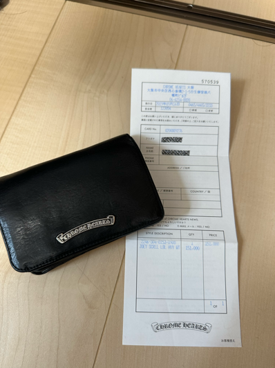 Chrome Hearts Joey Bi-Fold Wallet "Black"
