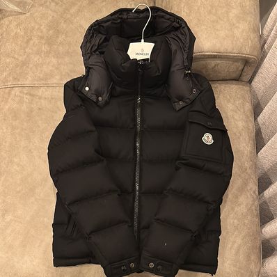 MONCLER Montgenevre Flannel Hooded Down Jacket "Black"