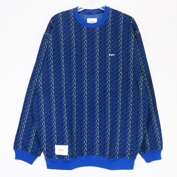Wtaps BDY / LS / Cotton. Textile. Sign "Blue"