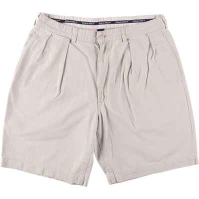 古着 ラルフローレン Ralph Lauren POLO GOLF ポロゴルフ ツータック チノショーツ ショートパンツ メンズw35相当/eaa526863