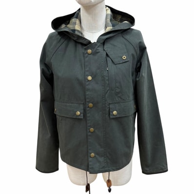 美品 バブアー ジャケット SPEY WAX UK8 LWX0730SG51