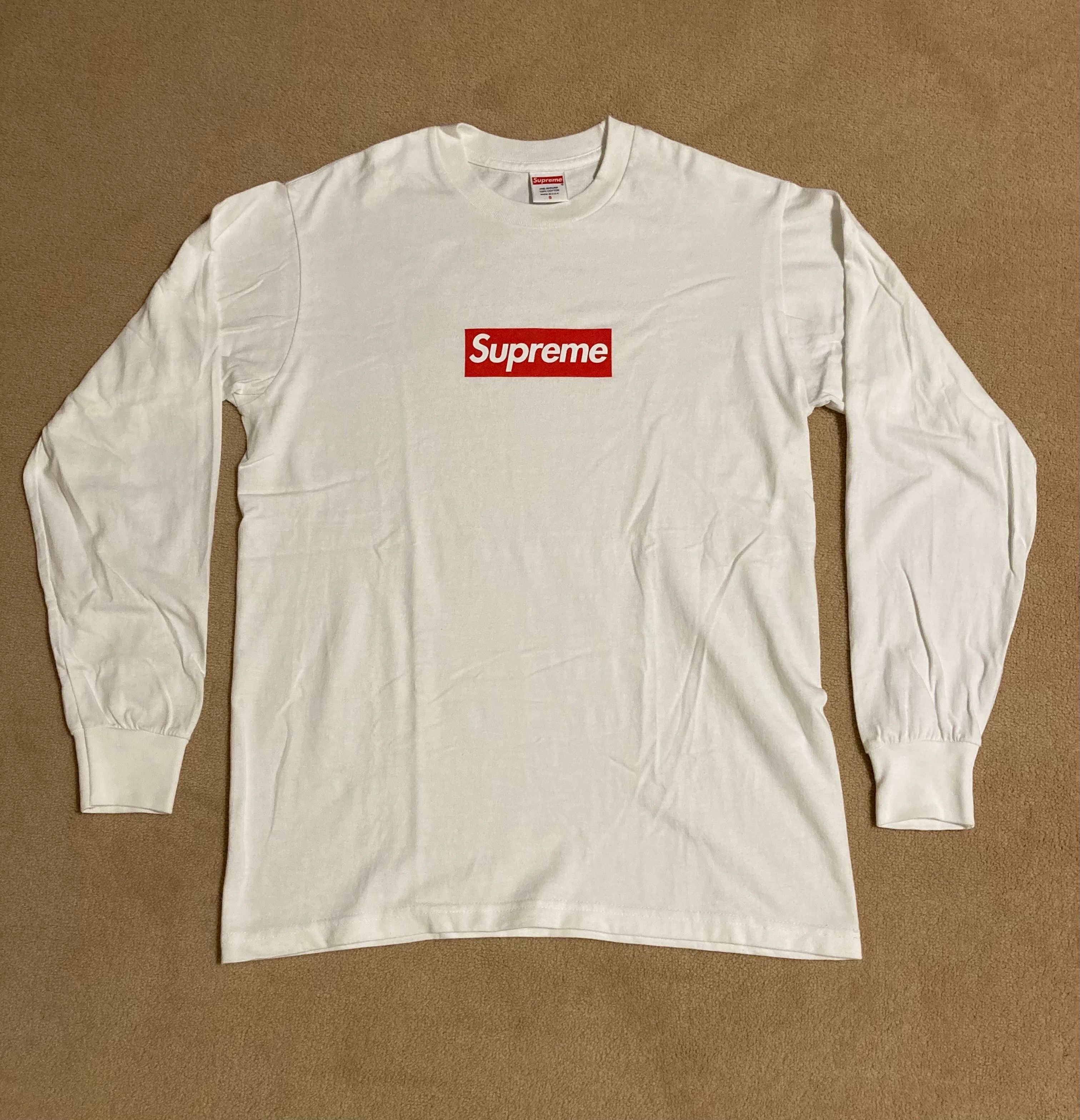 Supreme Box Logo L/S Tee "White"