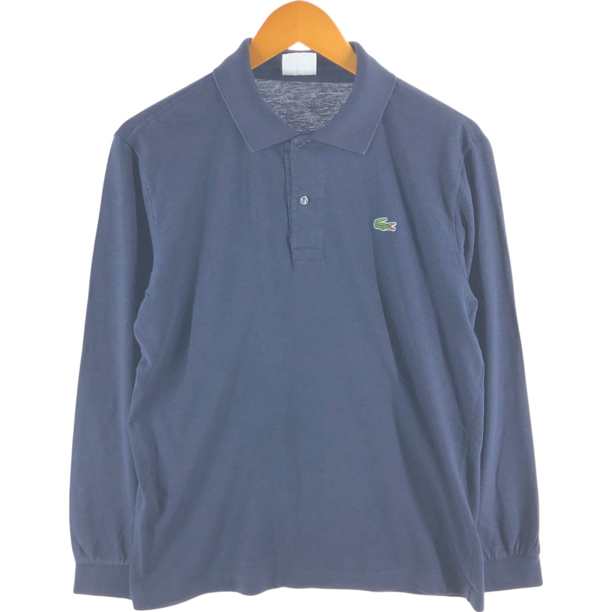 古着 80年代 ラコステ LACOSTE 長袖 ポロシャツ スペイン製 4 メンズM相当 ヴィンテージ/eaa525972