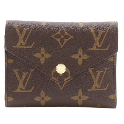 ルイ・ヴィトン ポルトフォイユ・ヴィクトリーヌ M62472 ユニセックス三つ折