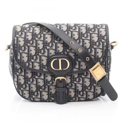 ディオール Dior Bobby バッグ ミディアム オブリーク ショルダーバッグ バッグ キャンバス レディース ネイビー系 M9337UTZQ_M928 【中古】