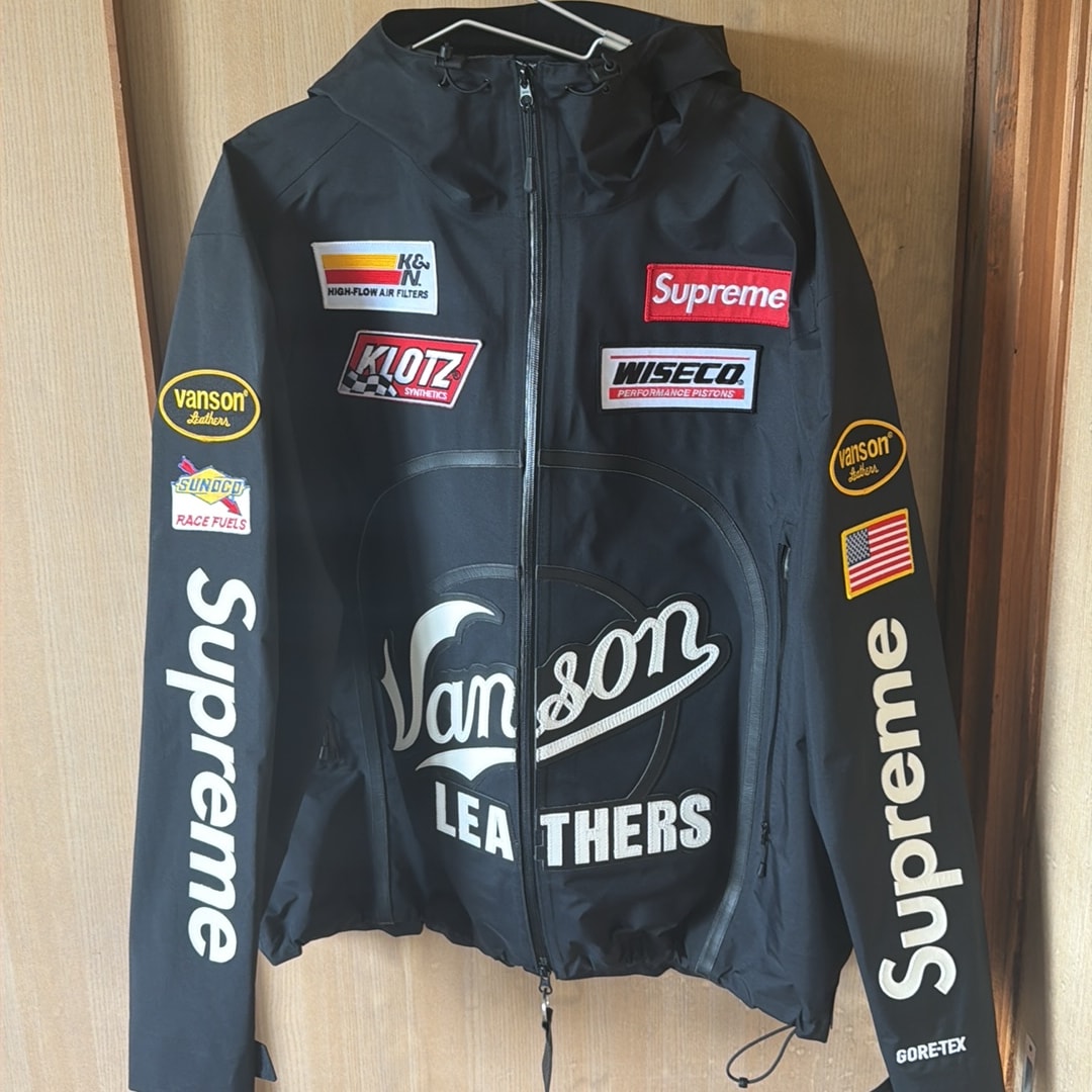 Supreme x Vanson Leathers GORE-TEX Shell Jacket "Black"