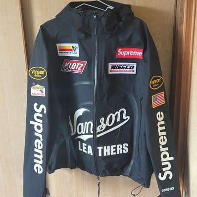 Supreme x Vanson Leathers GORE-TEX Shell Jacket "Black"